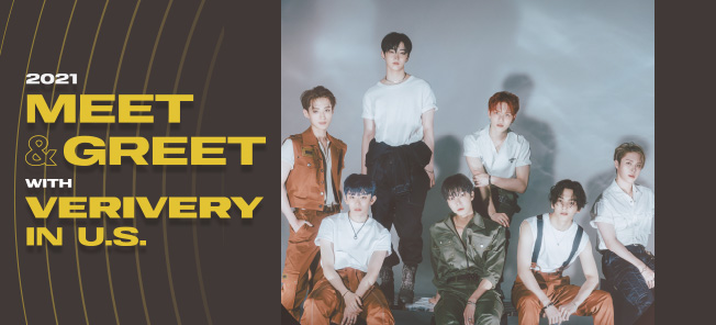 the poster of 2021 Meet & Greet with VERIVERY IN U.S.