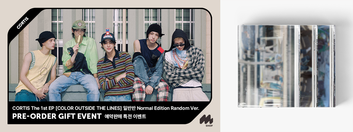 CORTIS - The 1st EP [COLOR OUTSIDE THE LINES] PRE-ORDER GIFT EVENT (Random Ver.)