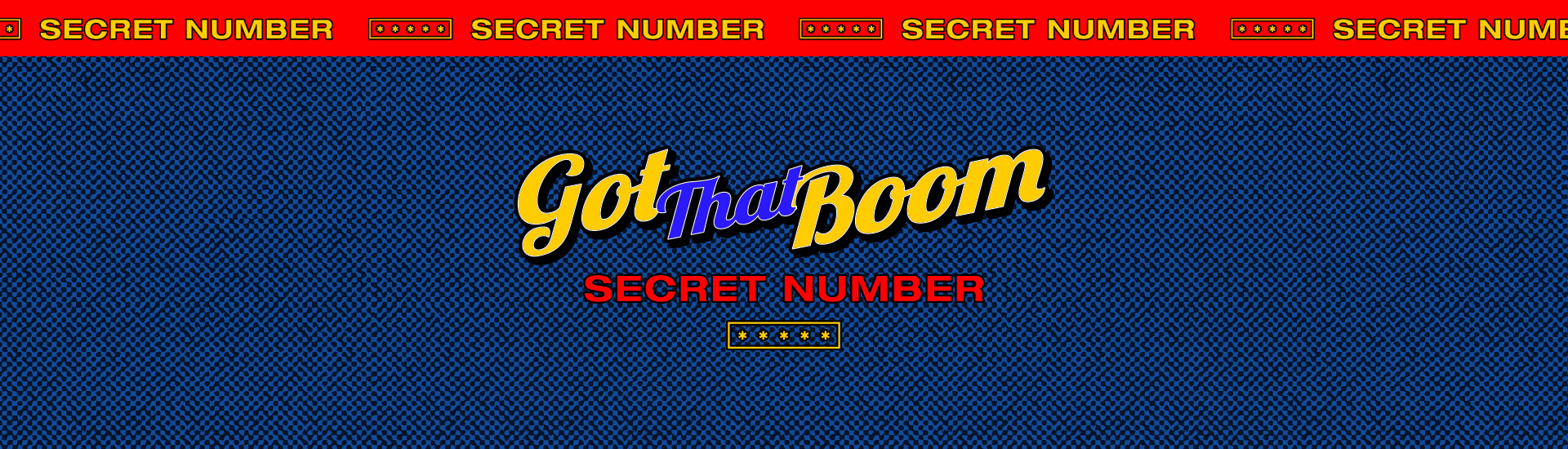 SECRET NUMBER - Global Video Call Event
