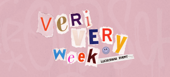 the poster of VERIVERY WEEK ONLINE LUCKY DRAW EVENT