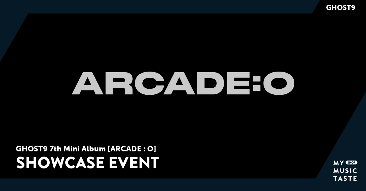 GHOST9 [Arcade : O] 7ème Mini Album (noir/jaune – Version Aléatoire) K-POP Scellé