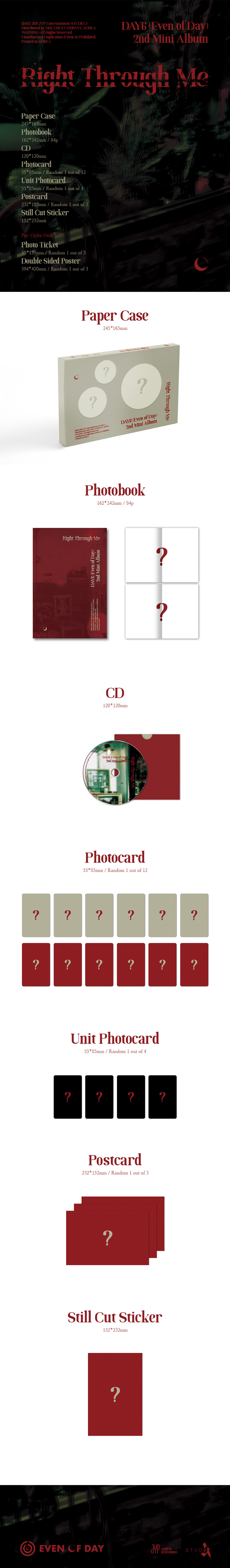 K-POP・アジア DAY6 MyMusicTaste Right Through Me Meet DAY6 (Even of Day) via 2nd Mini Album <Right Through Me